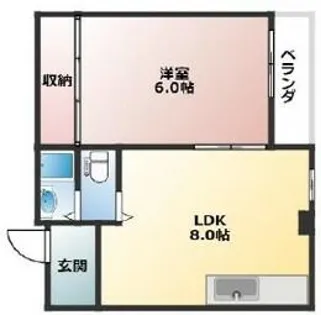 ストロング第1【2階】の間取り