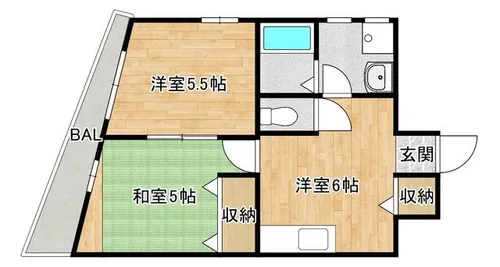 第1せいわ【3階】の間取り