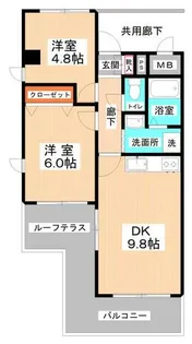 メゾン ボヌール【3階】の間取り
