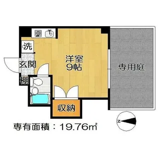 レジデンス野上【102号室】の間取り