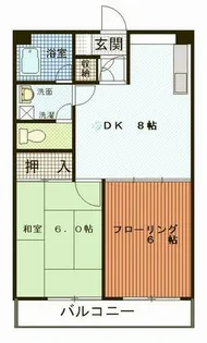 ヌーヴェル大手門【701号室】の間取り