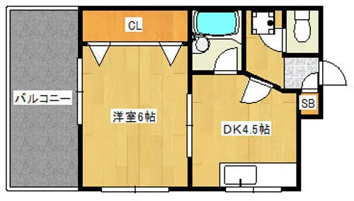 ソレイユパレス【3階】の間取り