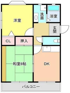 ツインティ木本【3階】の間取り