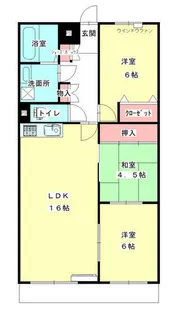 第2不二マンション【1階】の間取り