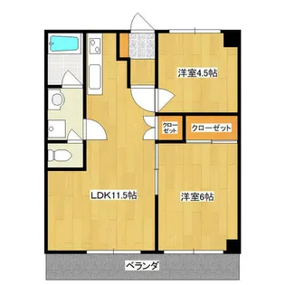 野中ビル【3階】の間取り