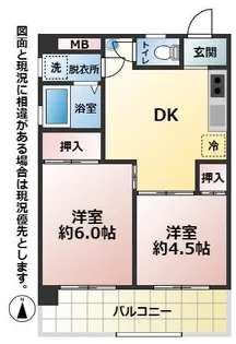 アグリード馬借【101号室】の間取り