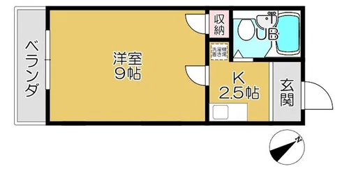 ネオハイツ一色【2階】の間取り