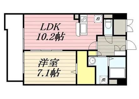 キルンズ高取【0705号室】の間取り