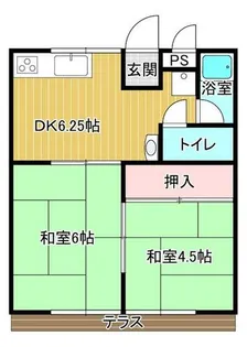 三杉荘【2階】の間取り