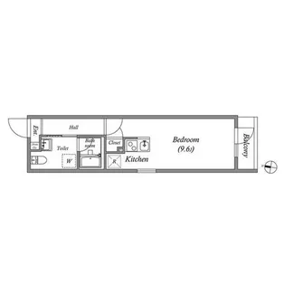 THE CITY RESIDENCE 京都西大路【3階】の間取り