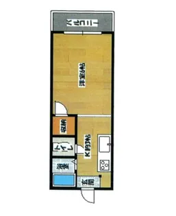 プレジデント中尾【106号室】の間取り