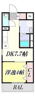 トレステーラルーメ吉富 1F-103【1階】の間取り