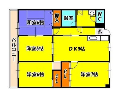 池松コーポⅡ【102号室】の間取り