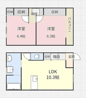 Classeed【Ⅰ号室】の間取り