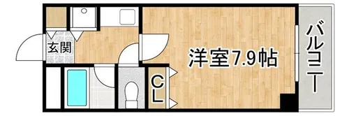 プリンス寺塚【4階】の間取り