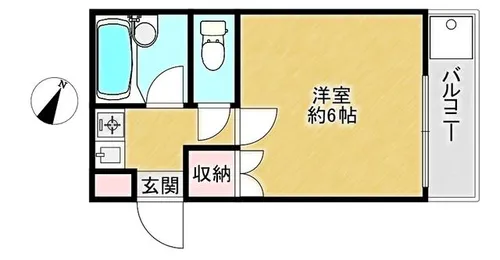 サンハイツ熊内橋【301号室】の間取り
