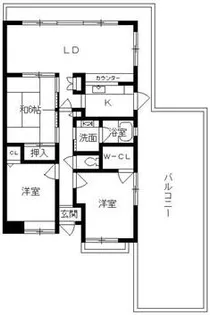 エクセル熊取【807号室】の間取り