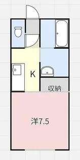 HIROコーポ前津【B103号室】の間取り