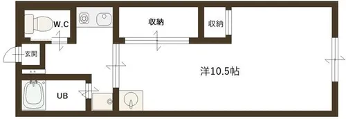 グリーンハイツ【16号室】の間取り