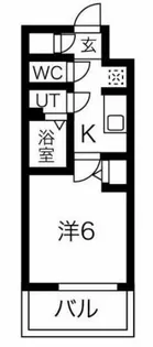 メイクス今池PRIME【1207号室】の間取り
