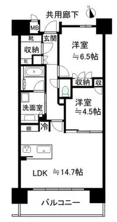 ザ・プラセシオン名古屋駅【9階】の間取り