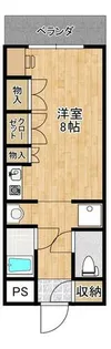 プリンセスヴァレー【305号室】の間取り