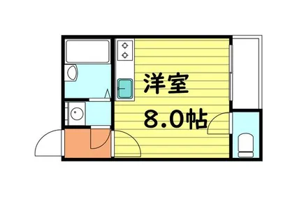 パークレーン深江橋【8階】の間取り