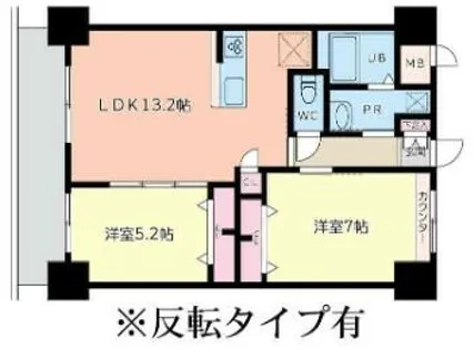 ピノ沖台【701号室】の間取り