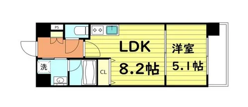 パインリッチ【9階】の間取り
