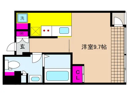 S-CUTE(エスキュート)御影【1階】の間取り