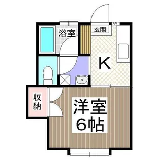アーバン香椎B【106号室】の間取り
