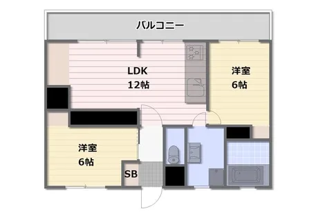 グリーンハイツ竹井【305号室】の間取り