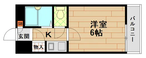 エリータ兵庫【2階】の間取り