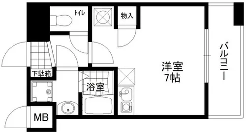 アロハマリーナ【406号室】の間取り