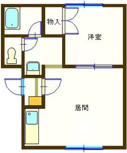 アーバンパート5【2階】の間取り