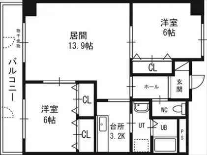 patioS7【4階】の間取り
