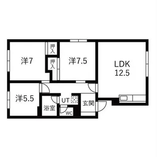 セントラルハイツ【3階】の間取り