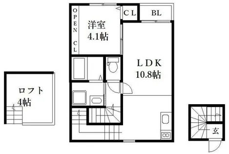 福岡県福岡市南区老司2丁目【アパート】の外観