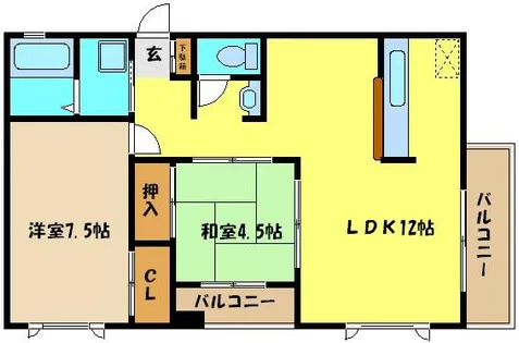 サンリットミカゲ【3階】の間取り