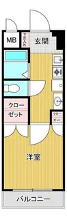 グレイス二日市壱番館【213号室】の間取り