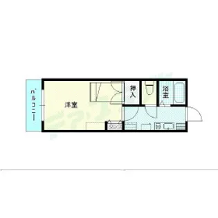 プラザアーユス【5階】の間取り