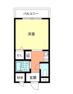 エンゼル・サン【102号室】の間取り
