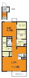 エスポワール泉台【2階】の間取り