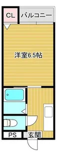 サンハイツ堺【3階】の間取り