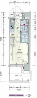 プレサンス京都四条大宮【5階】の間取り