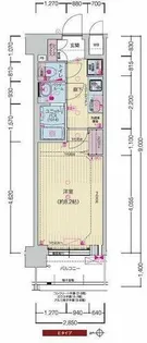 プレサンスTHE KYOTO 東福寺 WEST【3階】の間取り