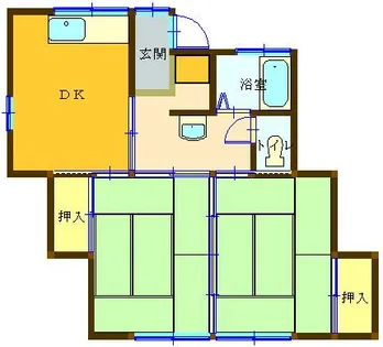 コーポシャルマン【201号室】の間取り
