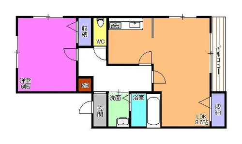 エステート一色【1階】の間取り