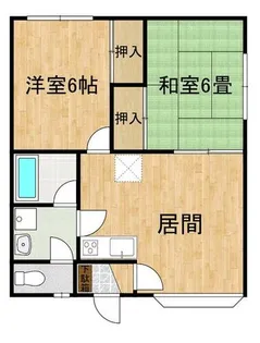 グリンヒル【1階】の間取り