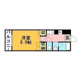 アーバン21B棟【3階】の間取り